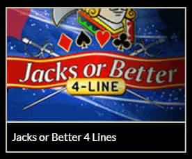 Jack or Better 4 Lines